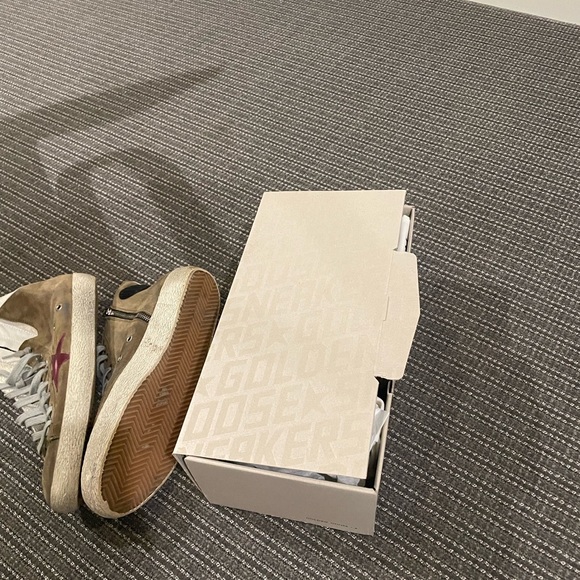 Amazing high top golden goose men’s sneakers~ size 44 equivalent US 10 brand new - Picture 6 of 8